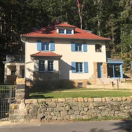 Prima Klima Villa - Ferienwohnung Steinbrecher Stadt Wehlen Ngoại thất bức ảnh